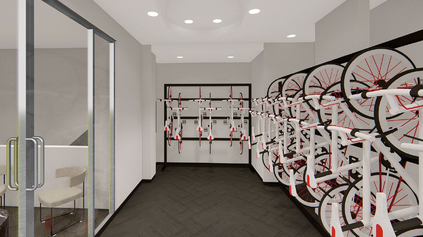 Bike Room Rendering